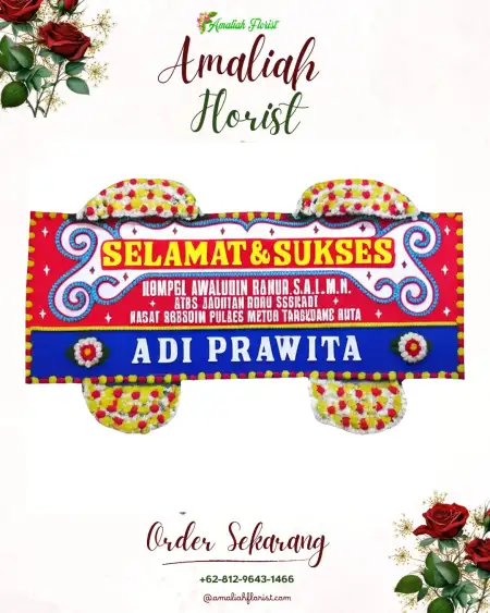 Papan Bunga Ucapan Selamat Kendahe
