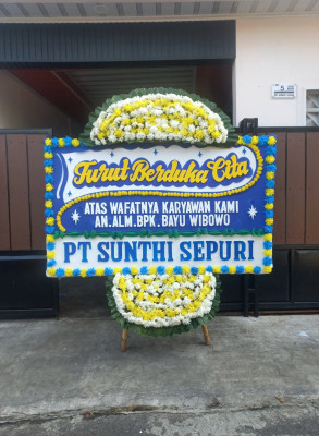 Papan Bunga Duka di Kendahe
